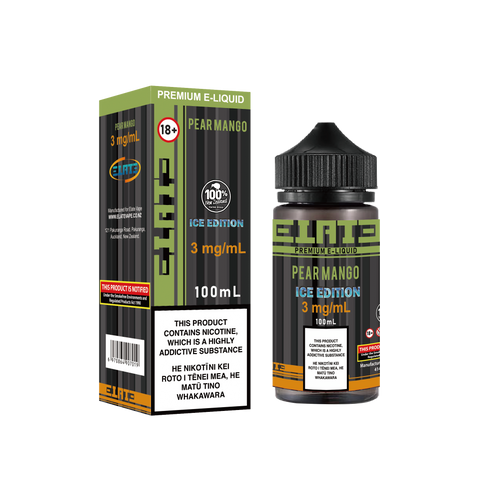 Elate Vape [Ice Edition] Pear Mango E-liquid 100ml