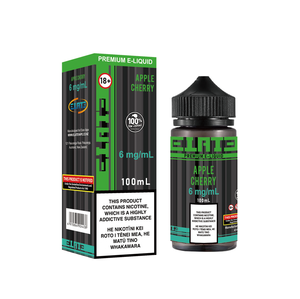 Elate Vape Apple Cherry E-liquid 100ml