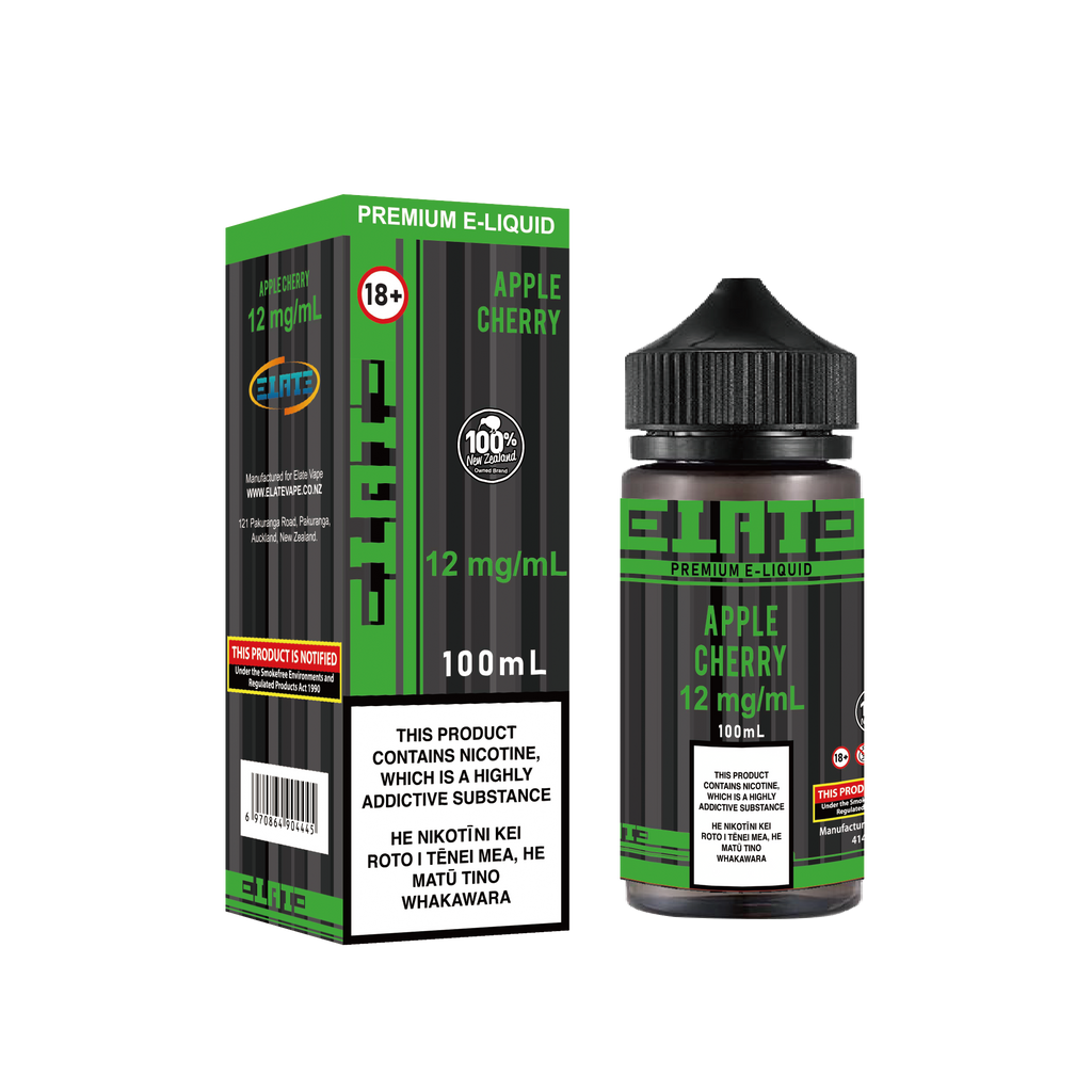 Elate Vape Apple Cherry E-liquid 100ml