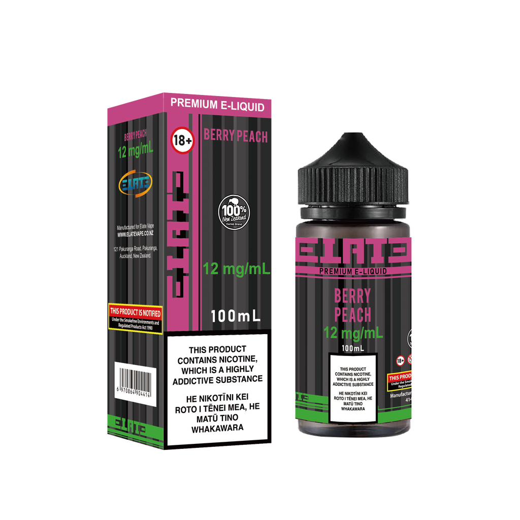 Elate Vape Berry Peach E-liquid 100ml