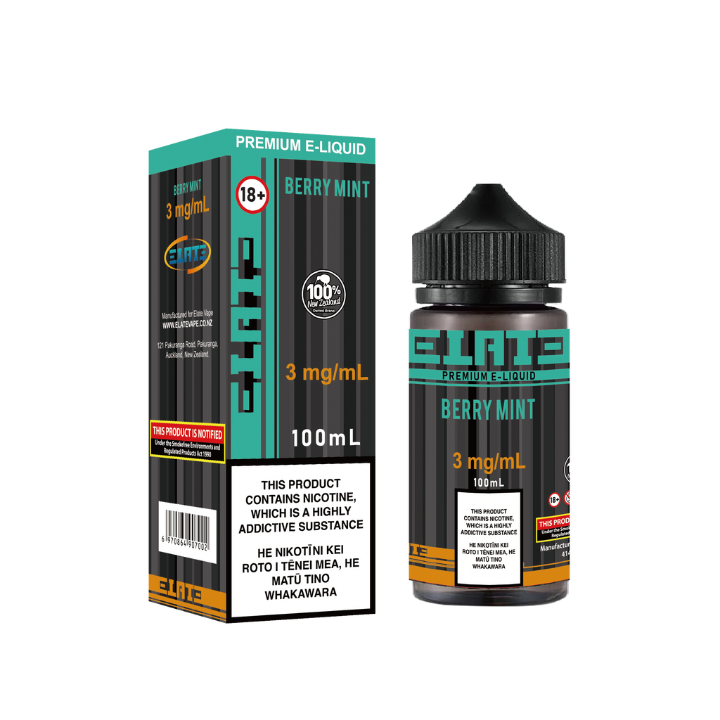 Elate Vape Berry Mint E-liquid 100ml