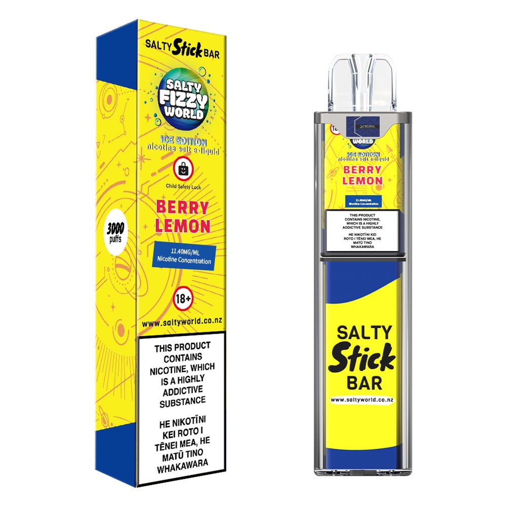 [Ice Edition] Salty Stick Bar Berry Lemon Disposable Vape | Shosha Vape NZ