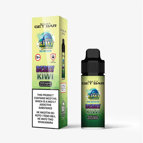 Salty GET Bar Berry Kiwi Disposable Vape | Shosha Vape NZ